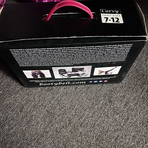 Booty Belt System Pants Size 7~12 Build Lift Tone Firm Glute Muscles - Picture 3 of 9